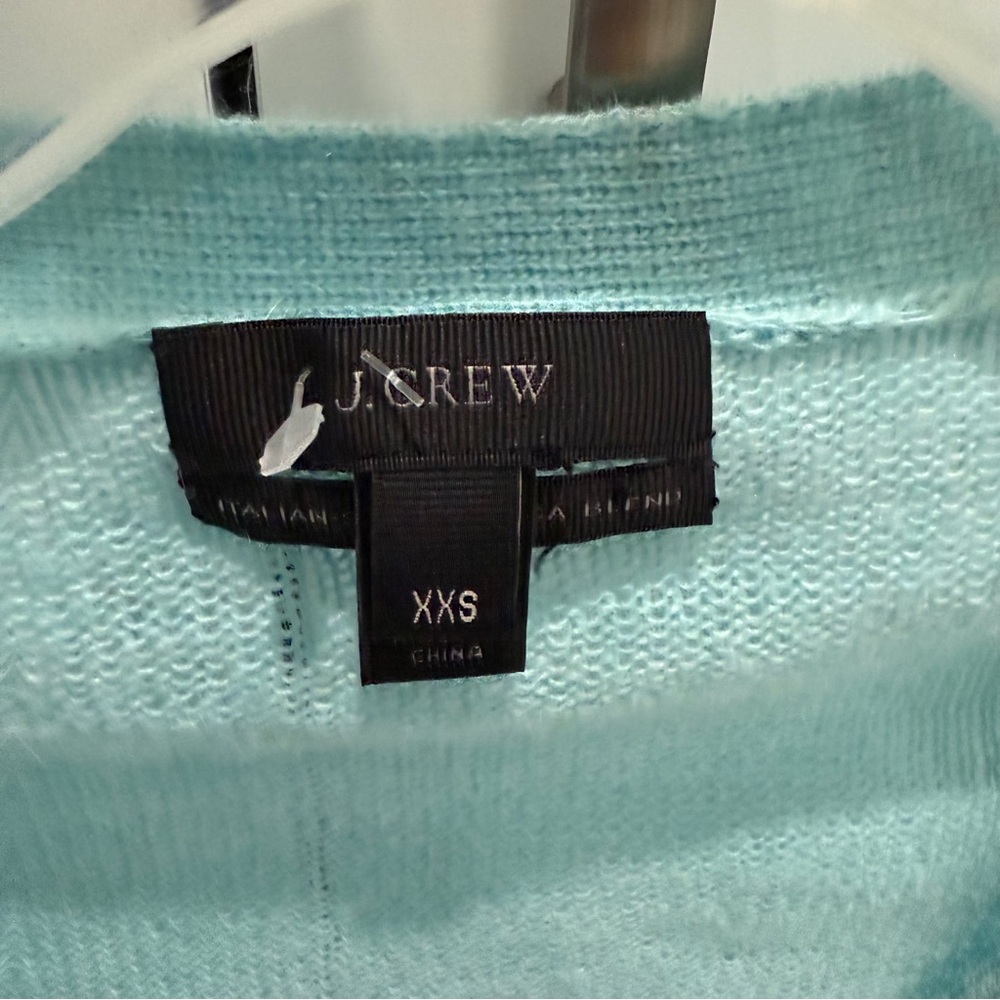 J. Crew Light Blue V-Neck Cardigan - Picture 7 of 7